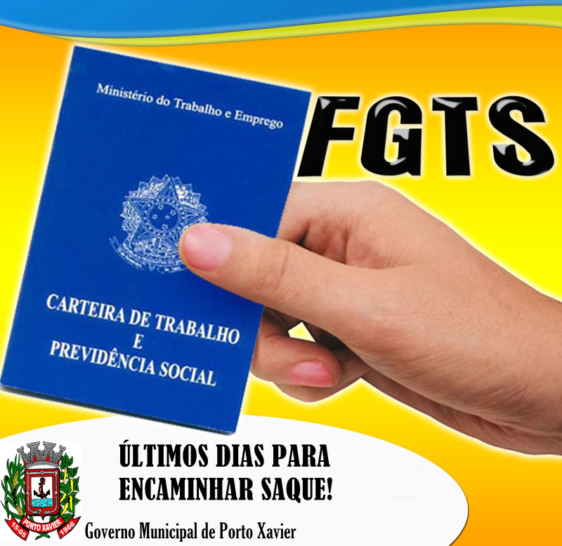 Últimos dias para encaminhar documentação para saque de FGTS